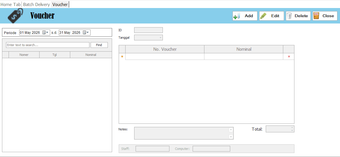 Voucher AIO System